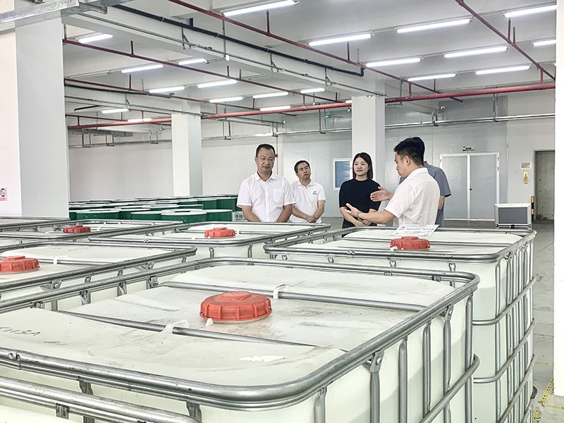 政企连心·共促发展|东莞市东城区政府领导莅临买球(中国)官方网站新材参观指导